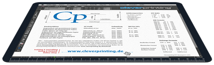 Haftpad mit Mustedruck